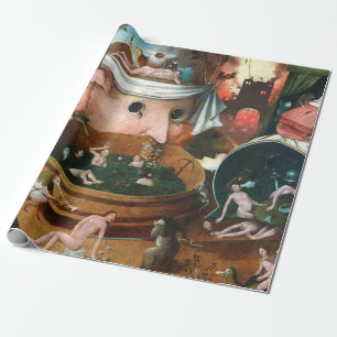 Papier Cadeau La vision de Tondal - Hieronymus Bosch