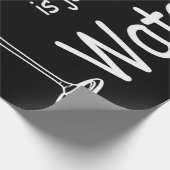 Papier Cadeau La Vodka Est Juste Une Eau Amusante (Coin)