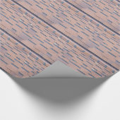 Papier Cadeau La vue du toit essente le brun de plan rapproché (Coin)