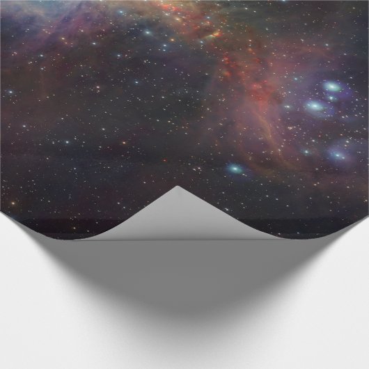 Papier Cadeau La vue infrarouge de la vue de la nébuleuse (Coin)