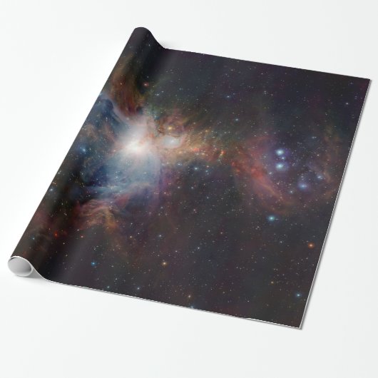 Papier Cadeau La vue infrarouge de la vue de la nébuleuse (Déroulé)