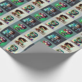 Papier Cadeau Lab Tech Super Hero (Coin)