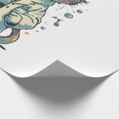 Papier Cadeau Laboratoire de chat ciblé (Coin)