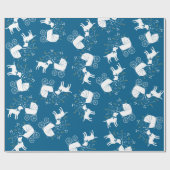 Papier Cadeau Labrador Chien Baby shower Blue Boy Lab (Plat)