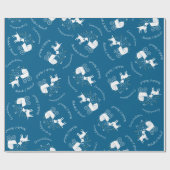 Papier Cadeau Labrador Chien Baby shower Blue Boy Lab (Plat)