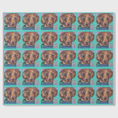 PAPIER CADEAU LABRADOR RETRIEVER            (Plat)