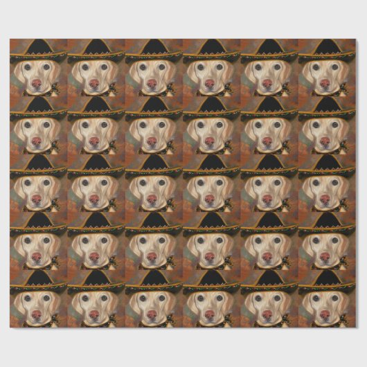 Papier Cadeau Labrador Retriever (Plat)