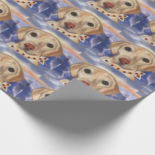 Papier Cadeau Labrador Retriever (Coin)