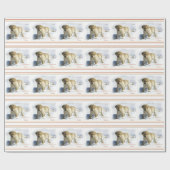 Papier Cadeau Labrador Retriever Christmas (Plat)