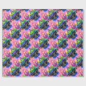 Papier Cadeau Labrador Retriever noir (Plat)