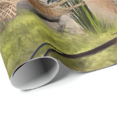 Papier Cadeau Labrador Retrivers avec faisan, Art (Coin rond)