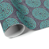 Papier Cadeau LABYRINTH III Papier d'enveloppement (Coin rond)