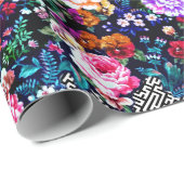 Papier Cadeau Labyrinthe de chasuble (Coin rond)