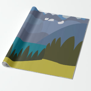 Papier Cadeau Lac des Alpes