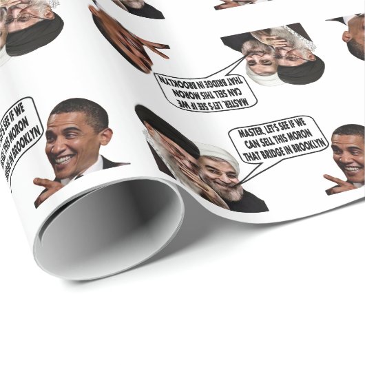 PAPIER CADEAU L'ACCORD IRANIEN D'OBAMA (Coin rond)