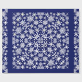 Papier Cadeau Lace de Snowflakes (Plat)