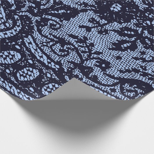 PAPIER CADEAU LACE NOIRE ET CADEAU BLEU DOUCE DOUCE DOUCE DOUCE (Coin)
