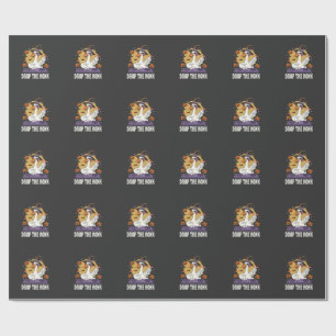 Papier Cadeau Lâchez Le Klaxon Halloween DJ Oie