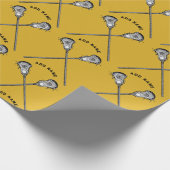 Papier Cadeau Lacrosse Cadeau Gold (Coin)