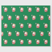 Papier Cadeau Lacrosse Noël (Plat)