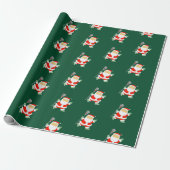 Papier Cadeau Lacrosse Noël (Déroulé)