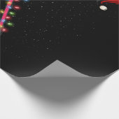 Papier Cadeau Lacrosse Santa Hat Noël Lumières Sport (Coin)