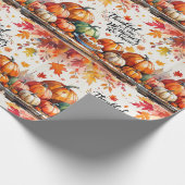 Papier Cadeau L'action d'automne (Coin)