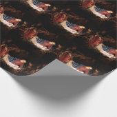 Papier Cadeau L'Adoration des bergers par Honthorst (Coin)