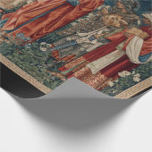 Papier Cadeau L'Adoration des Mages (par Edward Burne-Jones) (Coin)