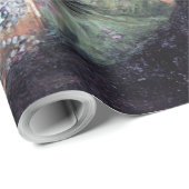 Papier Cadeau Lady and Roses, John William Waterhouse (Coin rond)