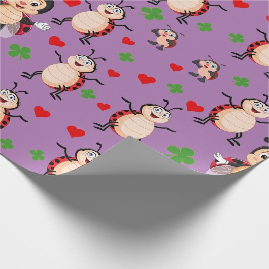 Papier Cadeau Lady Bugs (Coin)