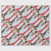 PAPIER CADEAU LADY IN THE MIRROR, ART DÉCO BEAUTY MODE (Plat)