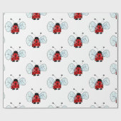Papier Cadeau Ladybird (Plat)