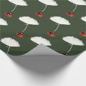 Papier Cadeau Ladybug Plante Fly (Coin)