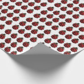 Papier Cadeau Ladybug Red Black Insect Ladybug (Coin)
