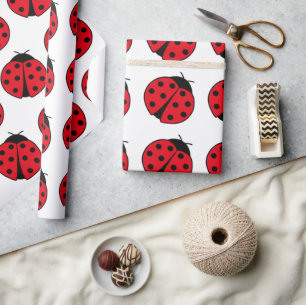 Papier Cadeau Ladybugs