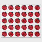Papier Cadeau Ladybugs (Plat)