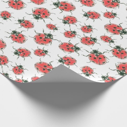 Papier Cadeau Ladybugs (Coin)