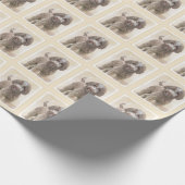 Papier Cadeau Lagotto Romagnolo Peinture - Cute Original Chien A (Coin)