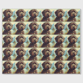Papier Cadeau Lagotto vintage Romagnolo Peinture (Plat)