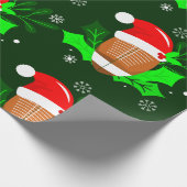 Papier Cadeau laide noël football sport xmas saint (Coin)
