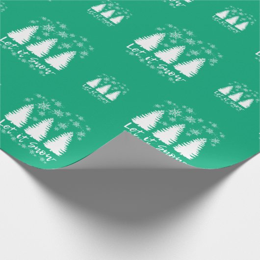 Papier Cadeau Laisse-le neiger (Coin)