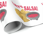 Papier Cadeau Laisse le Salsa (Coin rond)