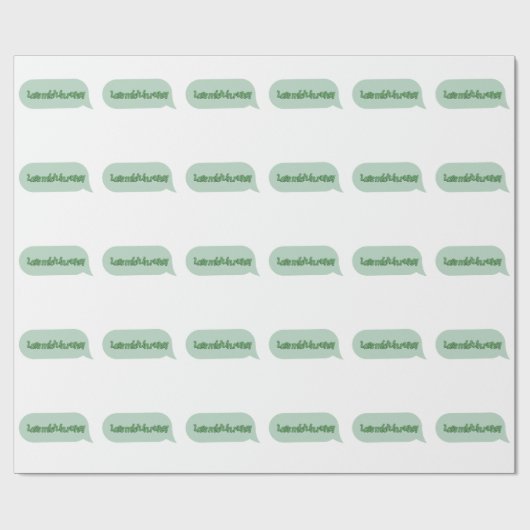 Papier Cadeau Laisse-moi tranquille ! (Plat)