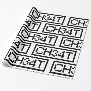 PAPIER CADEAU LAISSER CHAUFFER