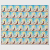 Papier Cadeau Laisser couler le cône de crème glacée dans le sol (Plat)