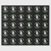 Papier Cadeau Laisser Les Bonnes Thymes Rouler Funny Herb Pun Da (Plat)