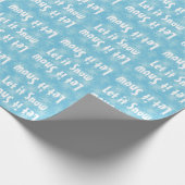 Papier Cadeau Laisser les flocons de neige (Coin)