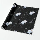 Papier Cadeau Laisser neiger (Déroulé)