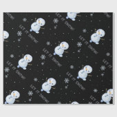 Papier Cadeau Laisser neiger (Plat)